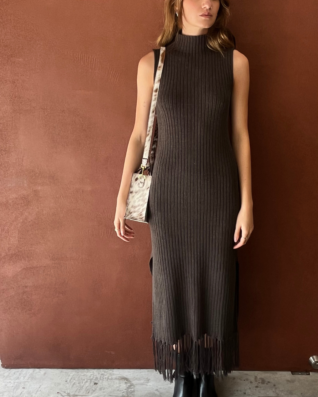 Vestido Origen flecos