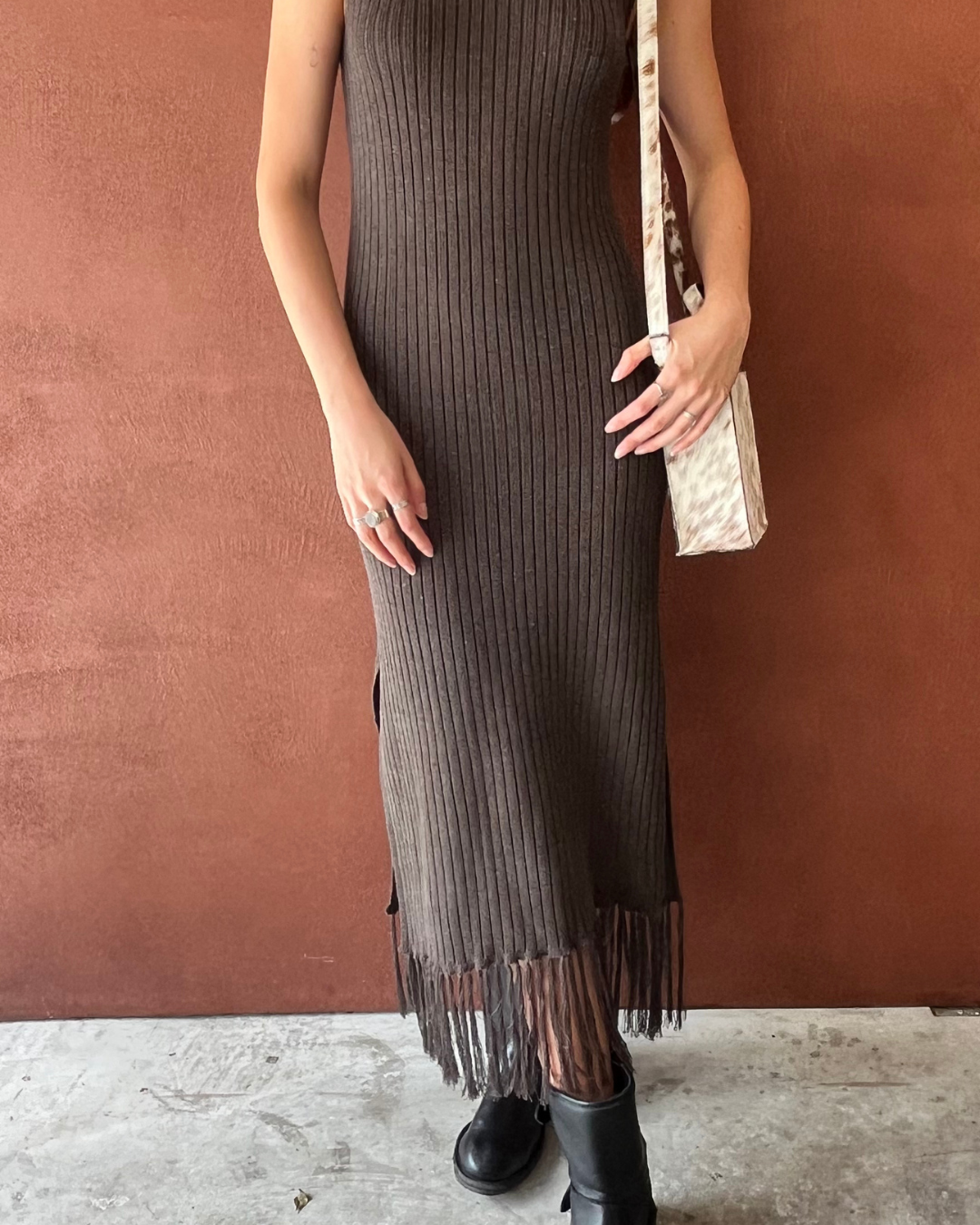 Vestido Origen flecos